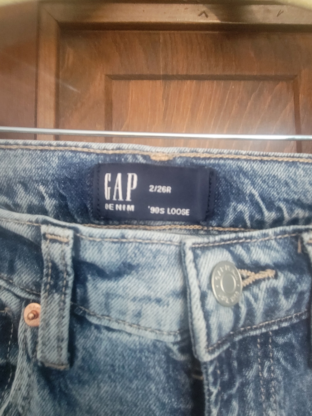 GAP Women's Light Blue Jeans '90s Loose